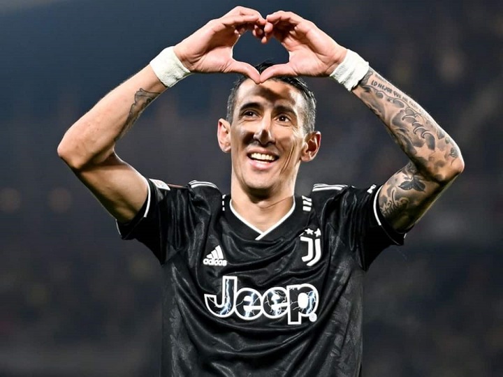 Ángel Di María strzela fantastycznego pierwszego gola dla Juventusu